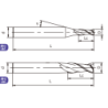 A-S2-01003 (UA100-S2-01003) Фреза концевая 2 зуба