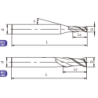 A-SL2-01506 Фреза концевая удлиненная 2 зуба