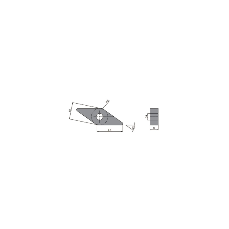 VNMG160412-HPC-TP9220 Пластина токарная VNMG160412-HPC-TP9220 Пластина токарная