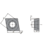 CCMT09T304-HAH-TK9220 Пластина токарная