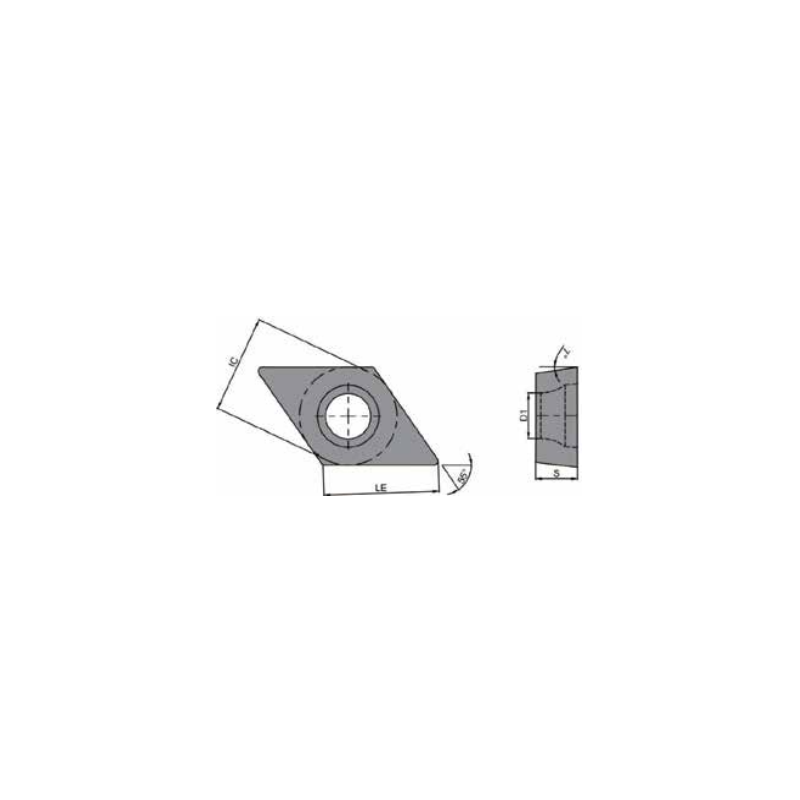 DCMT11T304-HAH-TM8120 Пластина токарная DCMT11T304-HAH-TM8120 Пластина токарная