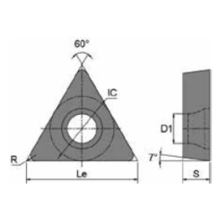 TCMT110208-HAH-TM8120 Пластина токарная