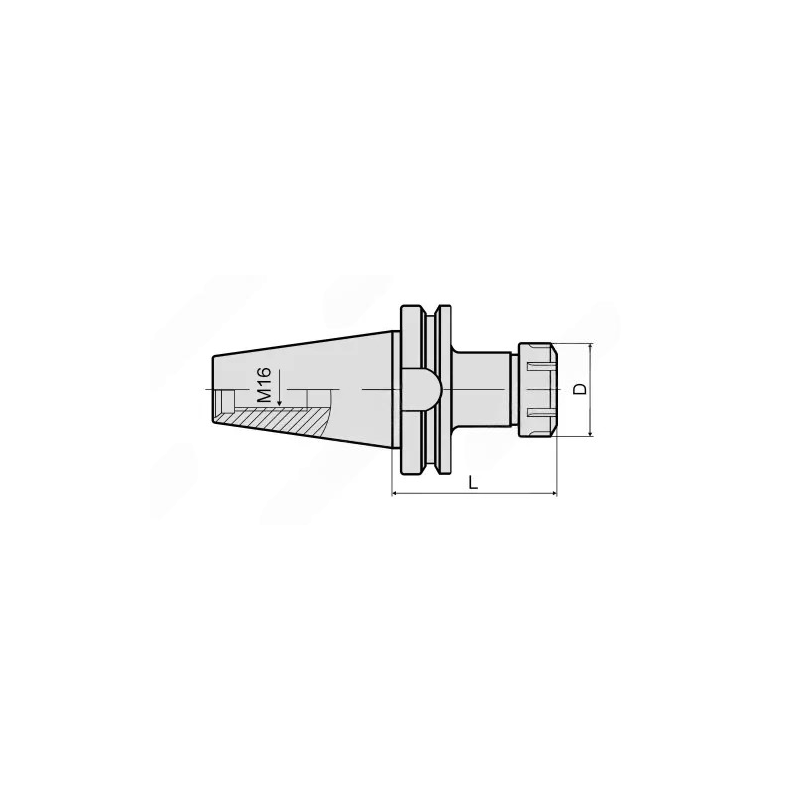BT40-ER8-100 Патрон цанговый BT40-ER8-100 Патрон цанговый