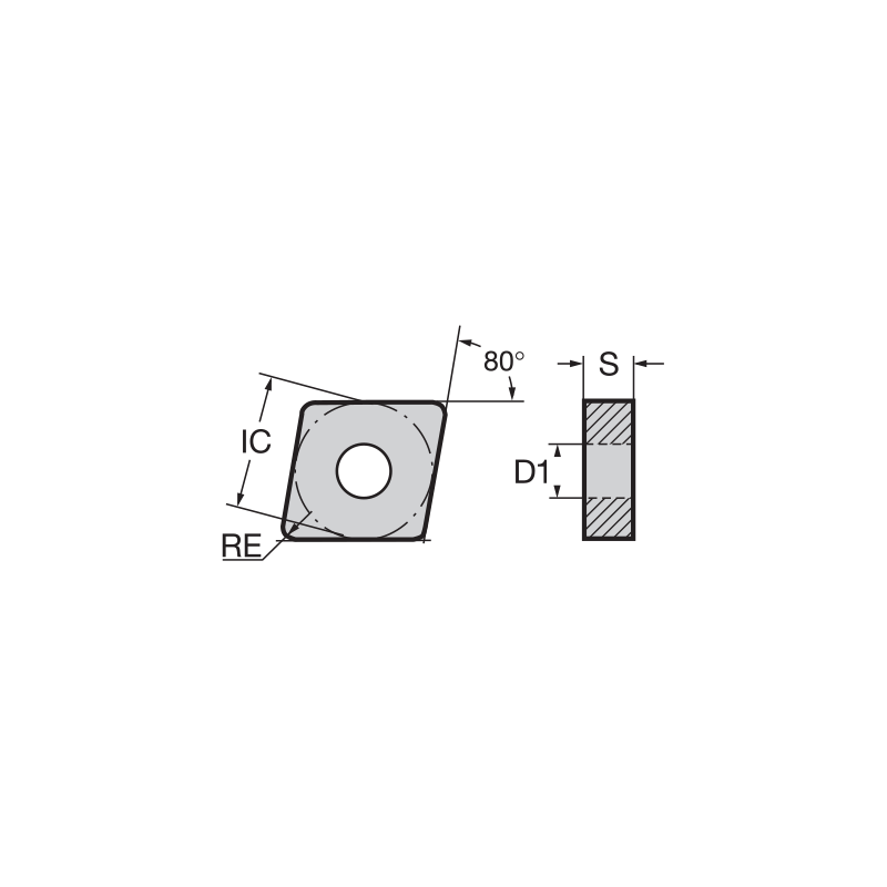 Пластина CNMG120412-NTP JC8015 NIKKO Пластина CNMG120412-NTP JC8015 NIKKO