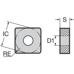 Пластина SNMG120408-NTP JC8015 NIKKO