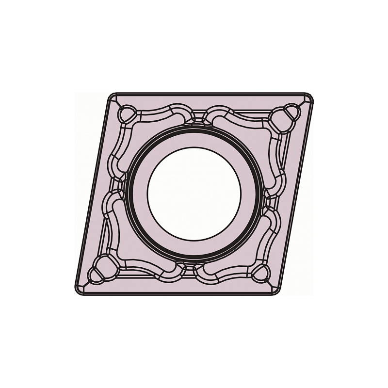 Пластина CCMT09T304-PFU JU4015 NIKKO