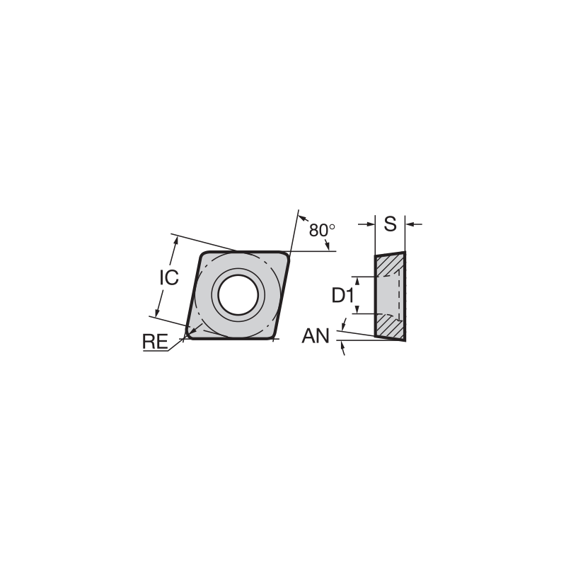 Пластина CCMT09T302-PMU JC8025 NIKKO