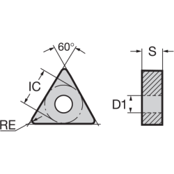 Пластина TNMG160408-NRM JP9030 NIKKO