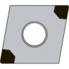 Пластина CNGA120404S-UE-4V NBL150C NIKKO