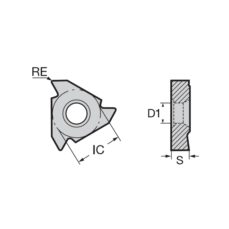Пластина 16IR14W-TPM JP5120 NIKKO Пластина 16IR14W-TPM JP5120 NIKKO