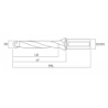 Сверло NT-DEX-5D D18-S25F HOLDERS NIKKO
