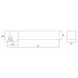 Держатель NT-SEL2525M16 HOLDERS NIKKO