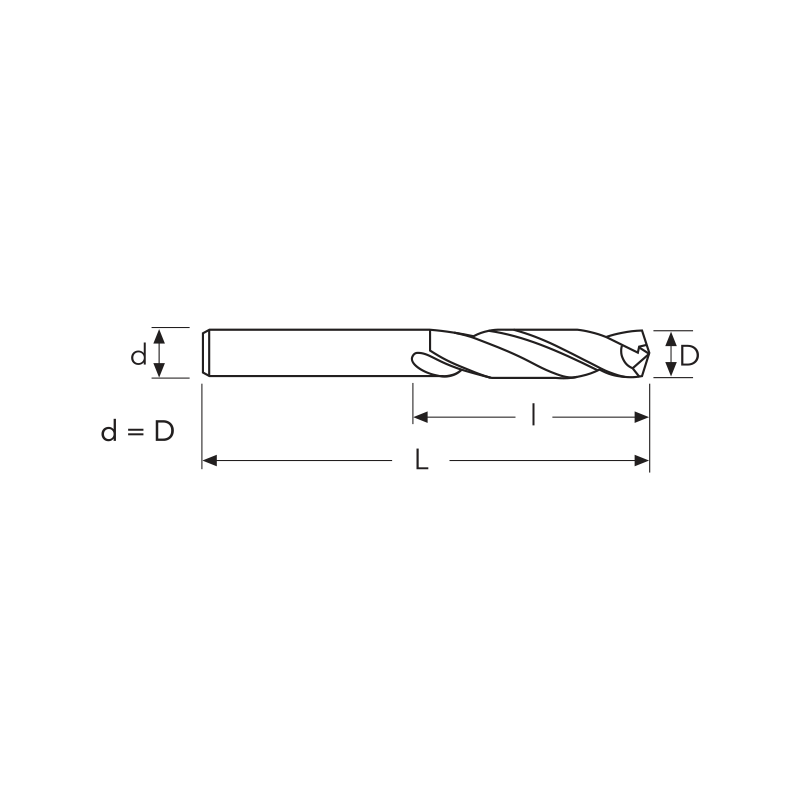Сверло 234LS MM 2.10 D340 HSS/CO OSAWA