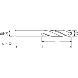 Сверло 218LFTA MM 2.6 D1897 HSS/CO PV10 OSAWA