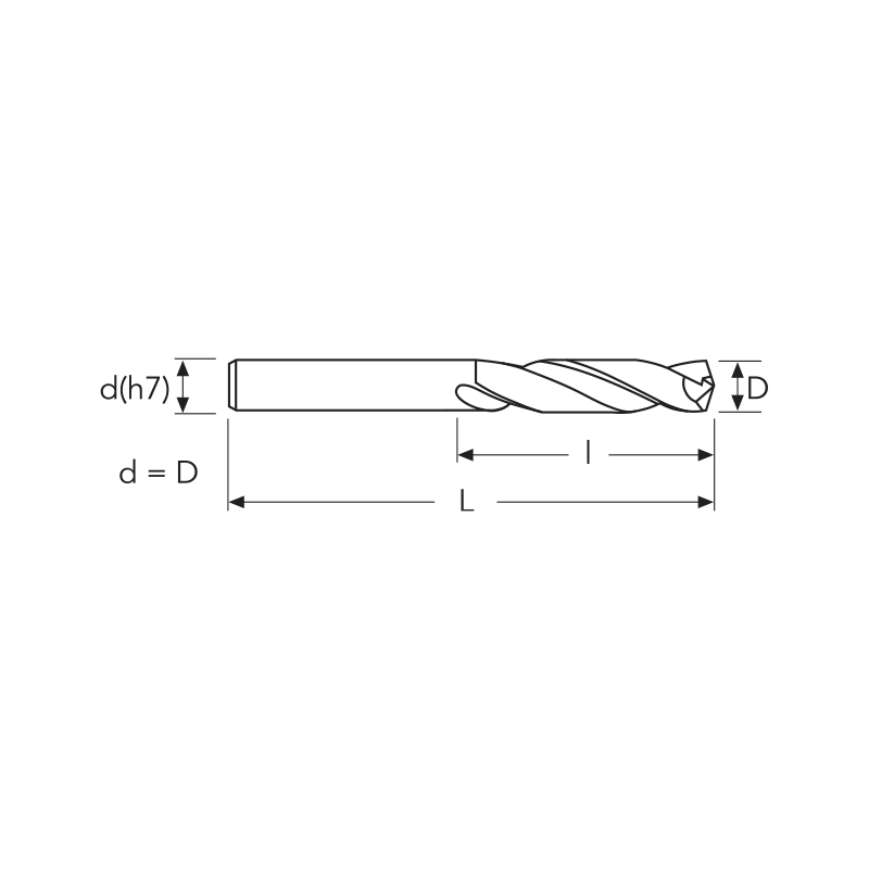Сверло 238LFTA MM 7.60 D338 HSS/CO PV10 OSAWA