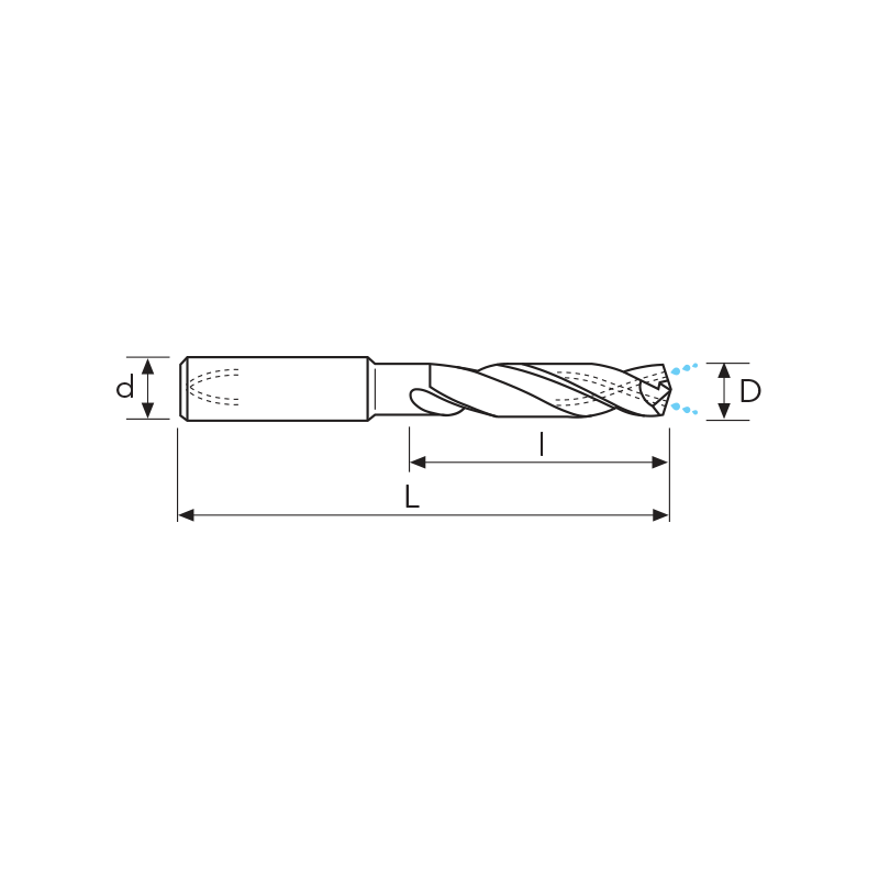 Сверло 358SUH MM 2.1 PV300 8D OSAWA Сверло 358SUH MM 2.1 PV300 8D OSAWA