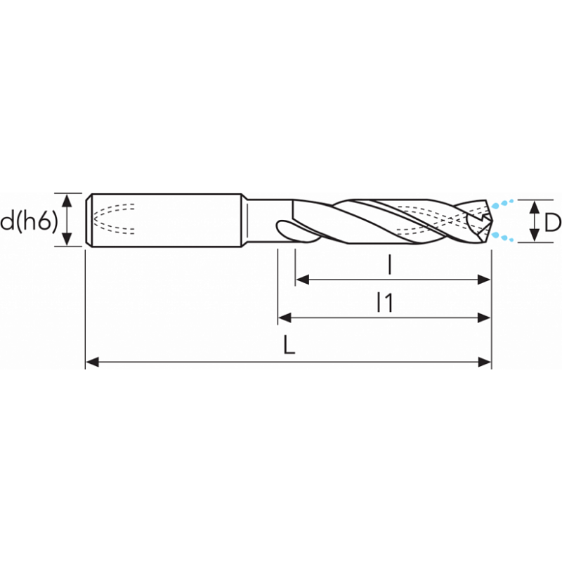 Сверло 353HVA MM 16.0 PV350 3D D6537K OSAWA