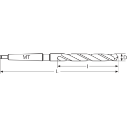 Сверло 145N MM35.50 D345 HSS OSAWA