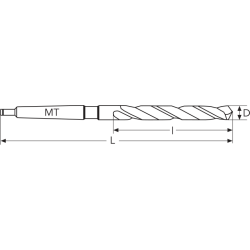 Сверло 245N MM24.00 D345 HSS/CO HT OSAWA