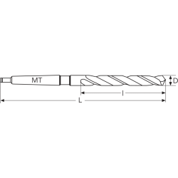 Сверло 2702LS MM30.00 D1870/2 HSS/CO OSAWA