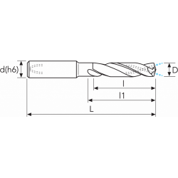 Сверло 355HVA mm 13.3 PV350 5D D6537L OSAWA