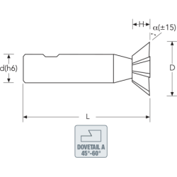 Фреза WDD MM16 60° CO5% 6F N WS FRESA OSAWA
