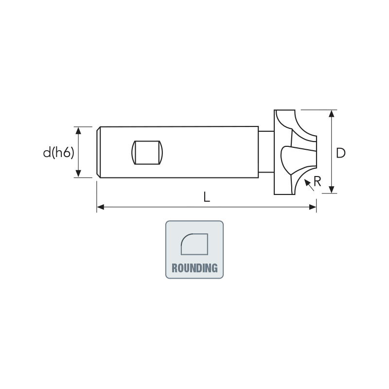 Фреза WCR MM16 R 5 CO8% 4F N WS OSAWA