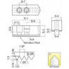 Комплект сырых кулачков SJ08037D 8 (35Wx37Hx95L) T-Slot 14