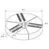 Комплект секторных кулачков FW-A08050 for 8 (Height 50 mm)