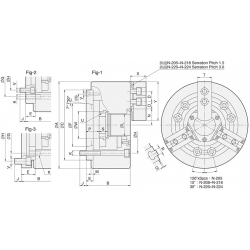 Патрон токарный трехкулачковый N218A11