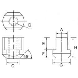 Комплект сухарей T21 for 21 (To suit Kitagawa B-21)