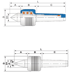 Центр вращающийся NC-MT5A