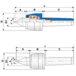 Центр вращающийся NCH-MT5BT