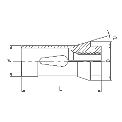 Цанга круглая 6212-11