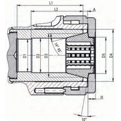 Цанга ERF 3636