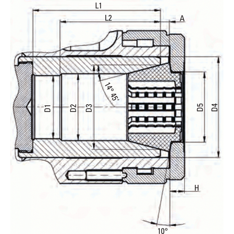 Цанга ERF 3636 Цанга ERF 3636