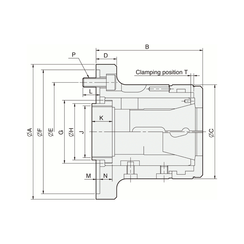 Патрон цанговый CR30A4 Патрон цанговый CR30A4