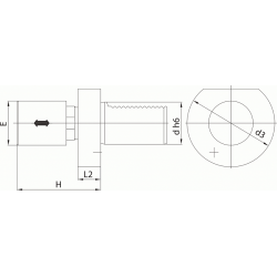 Упор FERMOBARRA REG.AMMORTIZ MW-5042-AM
