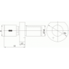 Упор FERMOBARRA REG.AMMORTIZ MW-5042-AM