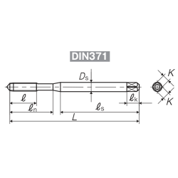 Раскатник HP+RZ 371 ISO2X M 5X0.8 2P