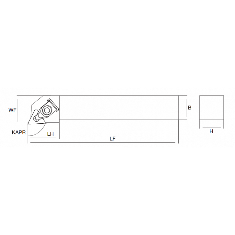 Держатель NT-DTJNR2525M16 UTENSILE NIKKO Держатель NT-DTJNR2525M16 UTENSILE NIKKO