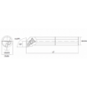 Держатель NT-A25R-DTFNR16 HOLDERS NIKKO