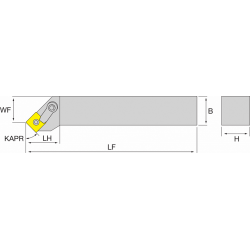 Держатель NT-MSSNR2525M12 HOLDERS NIKKO
