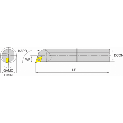Держатель NT-S25R-SDQCR11 HOLDERS NIKKO
