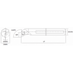 Держатель NT-V12M-SDUCR07-16 HOLDERS NIKKO