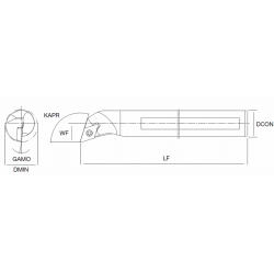 Держатель NT-V12M-SDQCR07-16 HOLDERS NIKKO