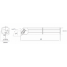 Держатель NT-A40T-DDUNL1506 HOLDERS NIKKO