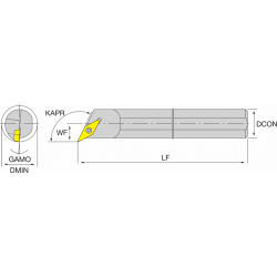 Держатель NT-S40T-SVQCR16 HOLDERS NIKKO