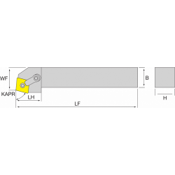 Держатель NT-MCRNR2525M12 HOLDERS NIKKO