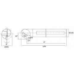 Держатель NT-V25S-SDZCR11-32 HOLDERS NIKKO
